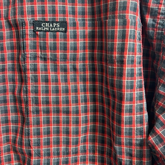 Chaps Ralph Lauren. Size large. Men’s button up long sleeve shirt. - Picture 6 of 8